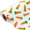Easter Wrapping Paper Roll - 17 Inch x 33 Feet - Easter Carrots Design for Birthday, Baby Shower, Easter Gift Wrap
